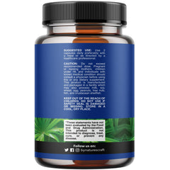 Natures Craft capsules close-up showcasing convenient daily use.