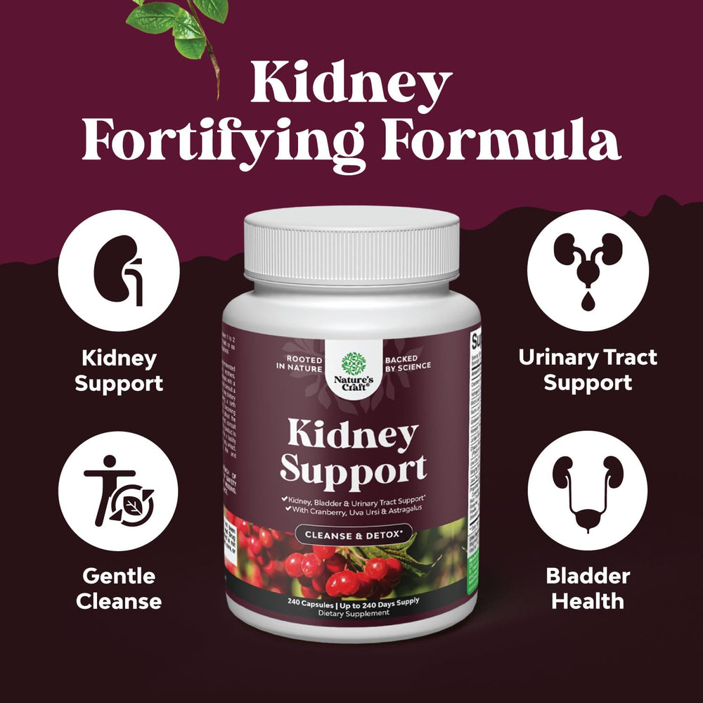 Natures Craft Stinging Nettle ingredient detail aiding fluid balance.