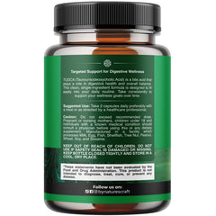 Natures Craft TUDCA capsules close-up highlighting high-purity formula for gallbladder health