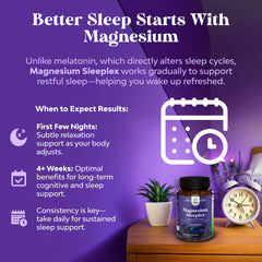 Natures Craft Vegan magnesium complex capsules showcase advanced sleep-related ingredients.