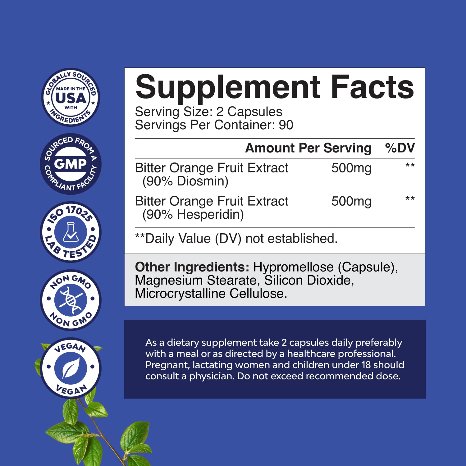 Nature's Craft vein support packaging showing vegan non-GMO formula