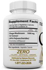 Natures Elements Chaga capsules close-up for daily antioxidant support.
