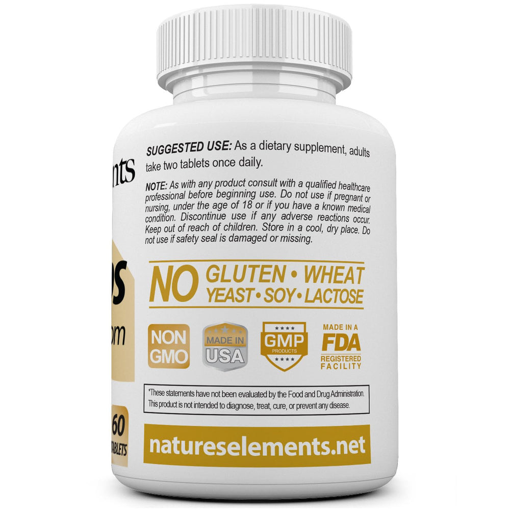 Natures Elements Cordyceps shelf-ready display for easy purchase