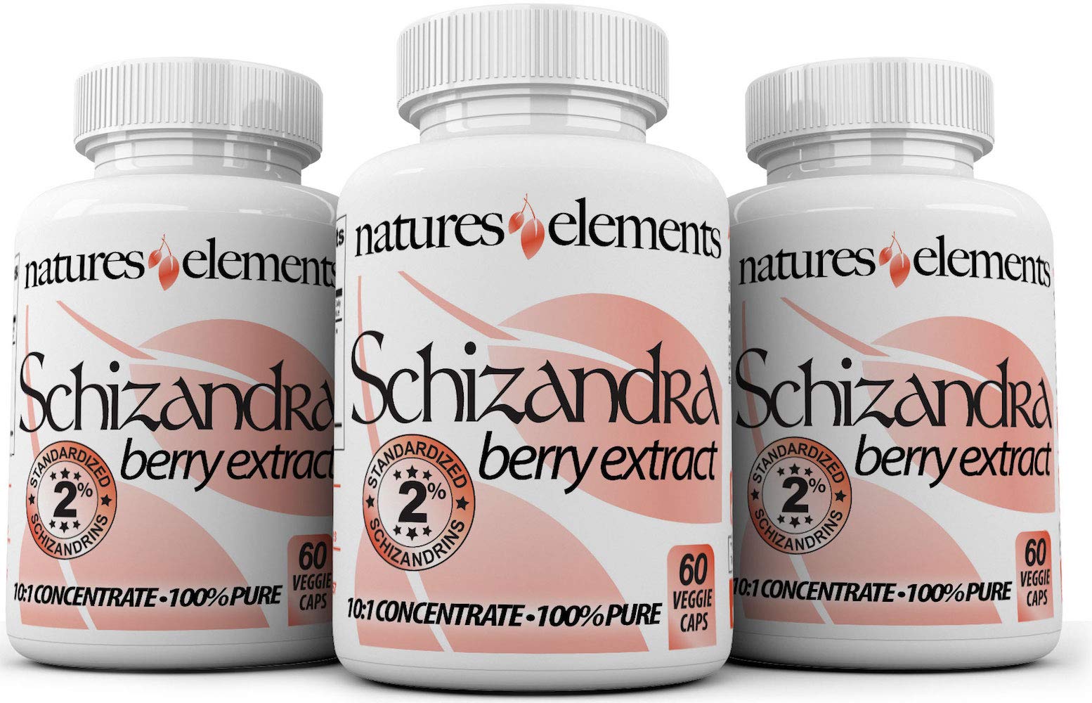 Natures Elements schizandra berry extract bottle for daily wellness support.
