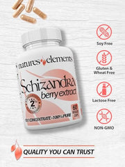 Natures Elements vegetarian capsules close-up for easy daily supplementation.