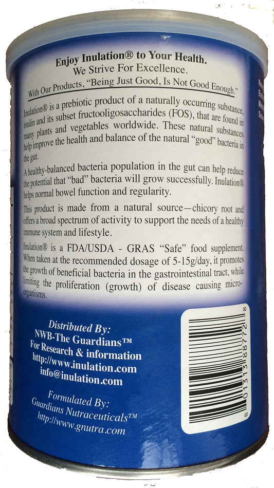 Nature's Formula Inulation powder scoop demonstrates easy daily fiber measurement