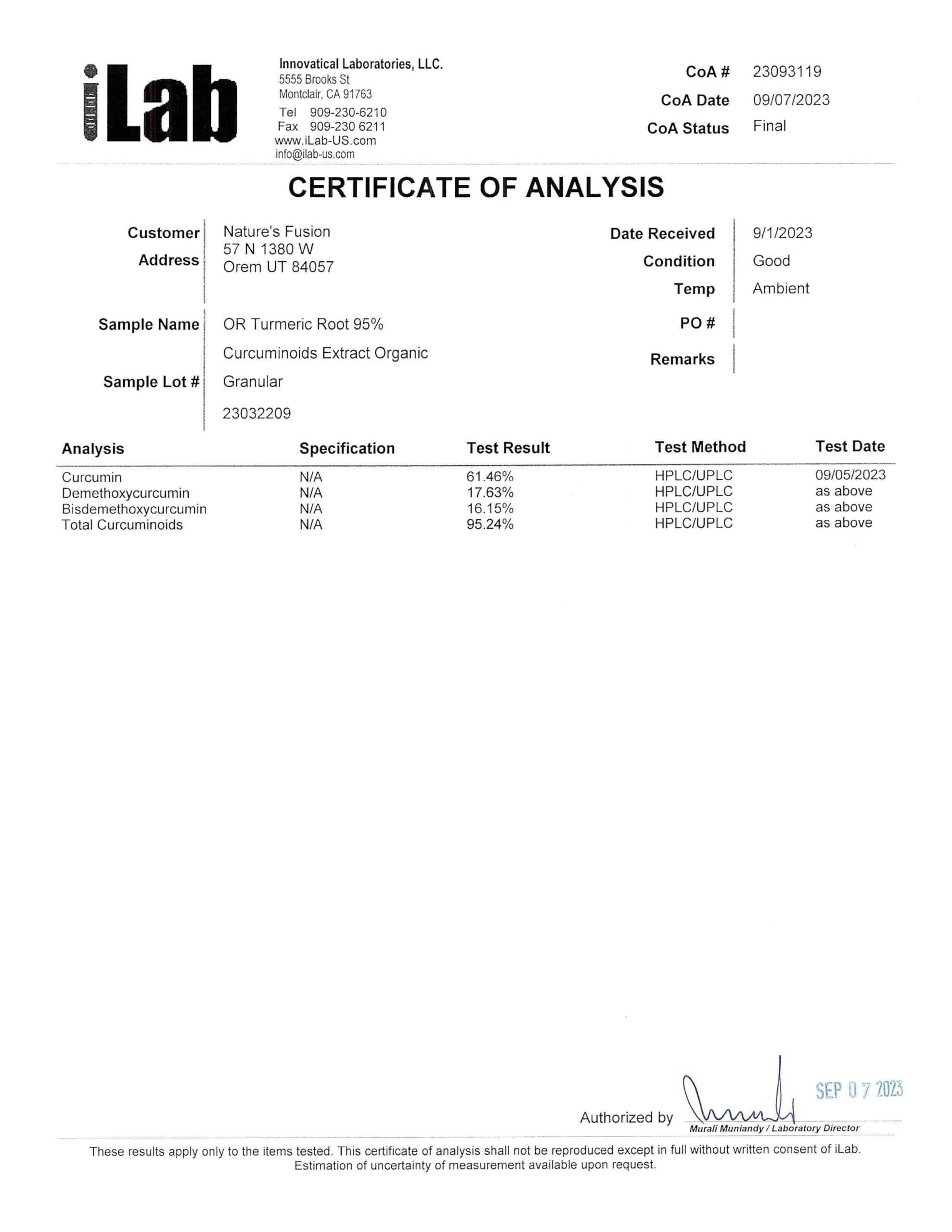 Nature's Fusions LupuEase USA-made label communicates quality and third-party testing