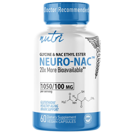 Nature's Fusions Neuro NAC ET bottle with capsules for daily neuro health support