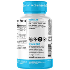 Nature's Fusions Nutri R Alpha Lipoic Acid third-party testing in the USA for purity