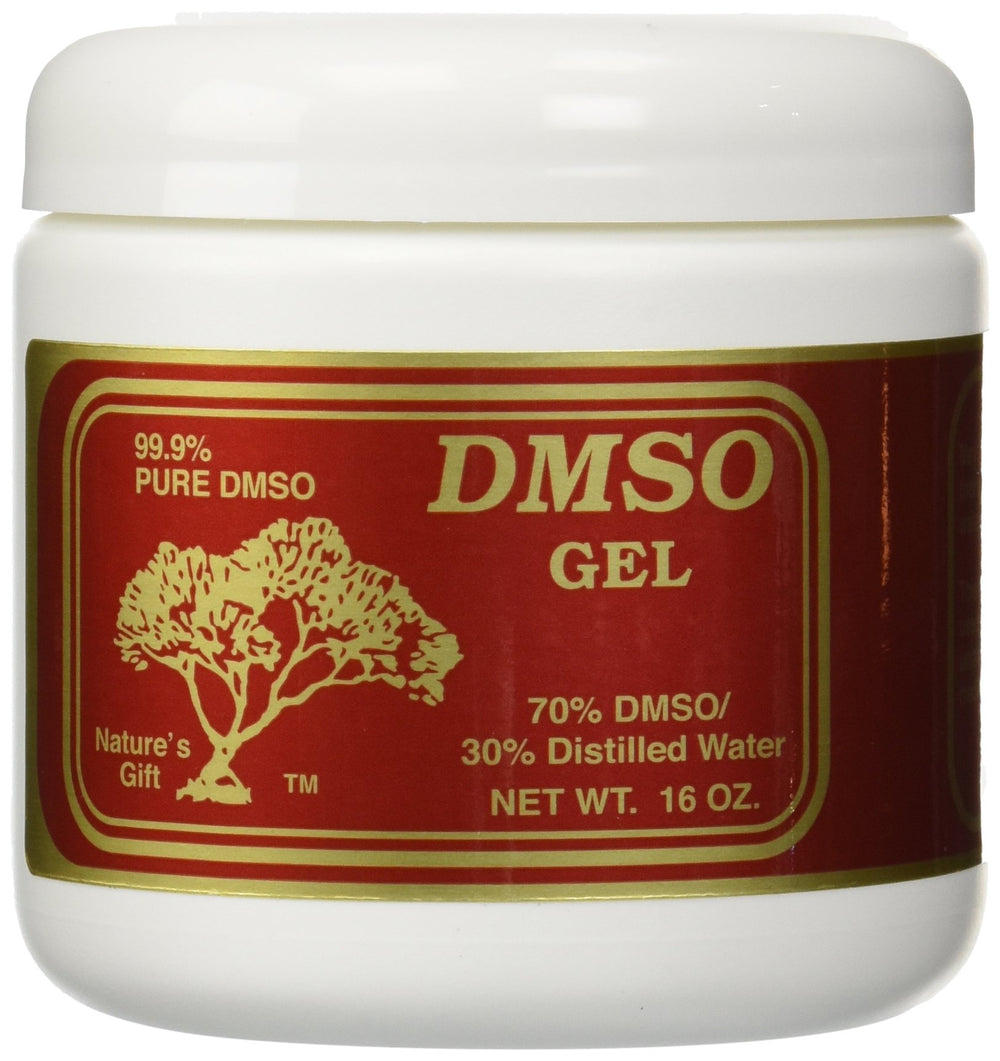 Nature's Gift DMSO Unfragranced Gel 16 oz product shot highlights fragrance-free, pure formula