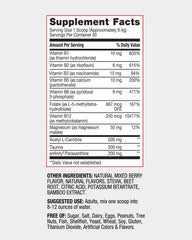 Nature's Lab energy on the go with scoop and cup