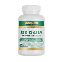 Nature's Lab Six Daily Advanced Multivitamin bottle front for daily energy