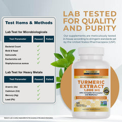 Nature's Lab Turmeric capsules with measuring scoop for daily routine