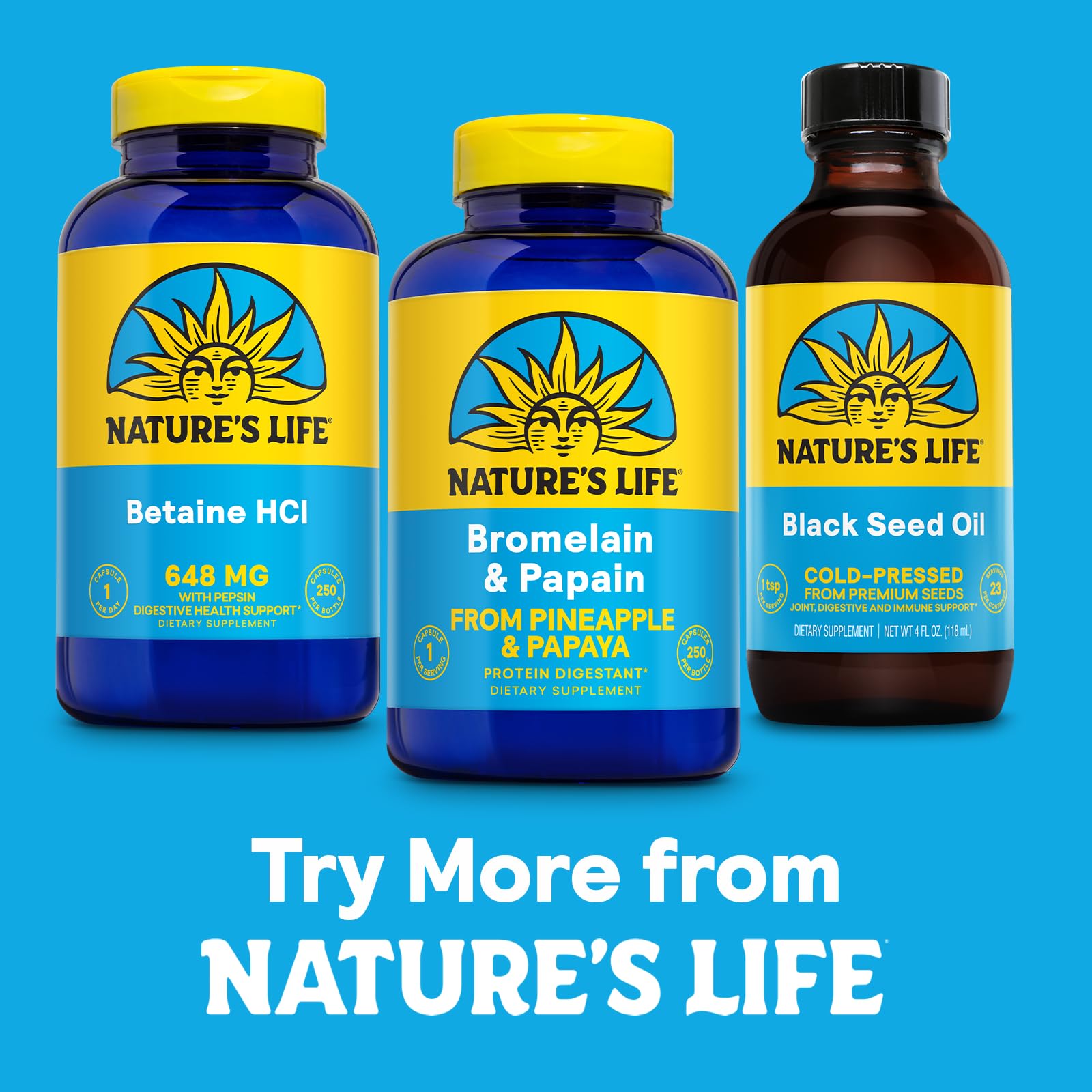 Enzymes derived from pineapple and papaya promoting subtle digestive comfort
