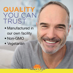 Nature's Life Lipotropic Complex bottle label highlights non-GMO vegetarian formula.