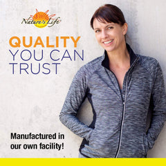 Nature's Life Mega Minerals packaging box communicates trusted quality since 1970