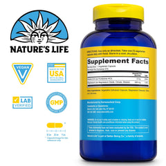 Close-up of Nature's Life Renewing Magnesium capsules for daily mineral support.