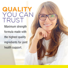 Nature's Life Turmeric Ginger Joint Ease capsules being poured suggesting daily joint health support.