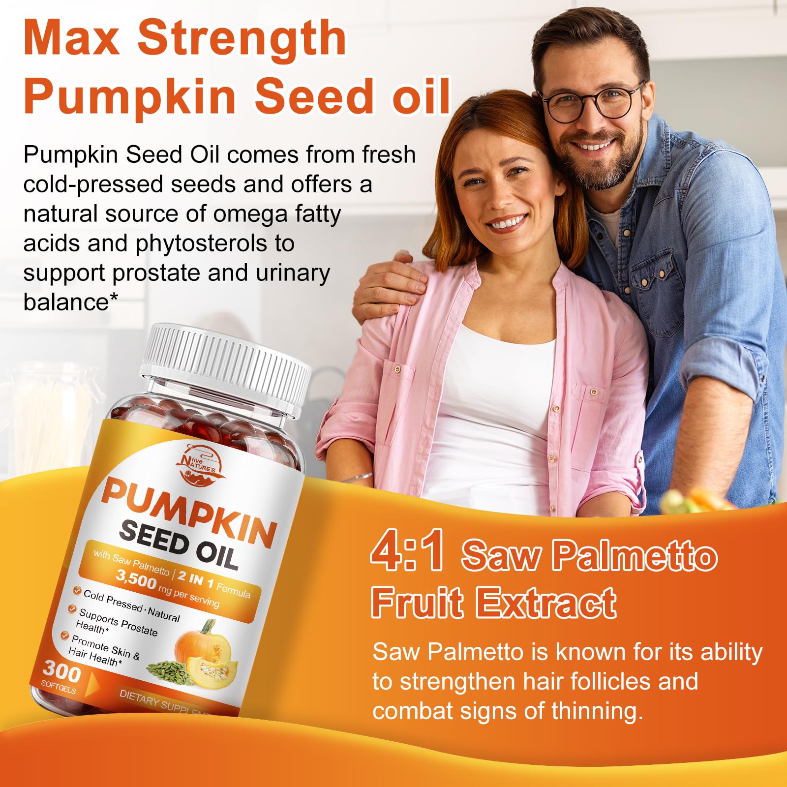 Nature's Live capsules ready-to-swallow—premium non-GMO, soy-free and gluten-free.