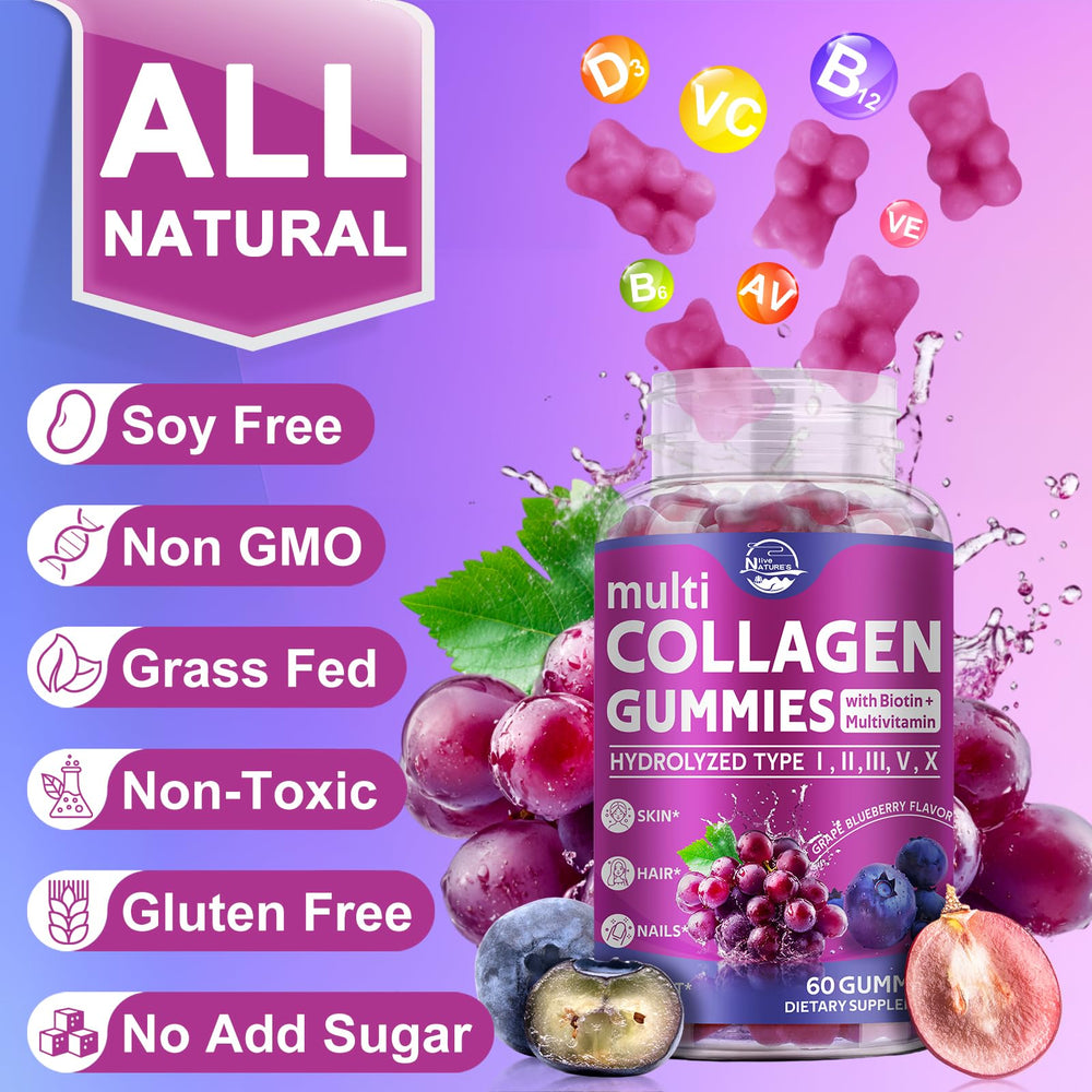 Nature's live two-pack offers 60 gummies per bottle for ongoing routine