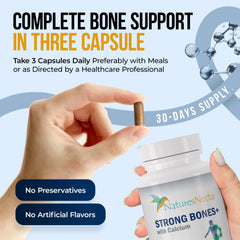 Nature's Nectar bottle pour demonstrates easy daily supplementation.