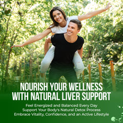 Nature's Nectar Liver Cleanse packaging box, reflects quality and GMP production.
