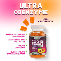 Nature's Nutrition CoQ10 Gummies third-party tested for quality.