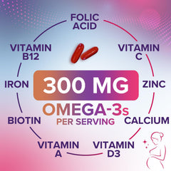 Nature's Nutrition non-GMO prenatal vitamin packaging detail
