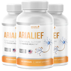 Arialief bottle front by Nature’s NutriWave for daily wellness support