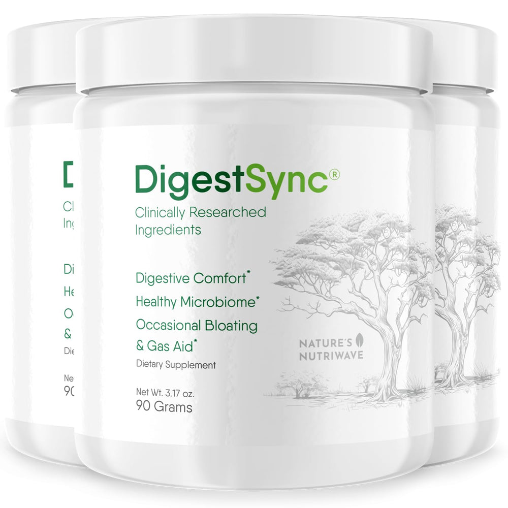 Nature's NutriWave DigestSync bottle pour for quick mix in drinks