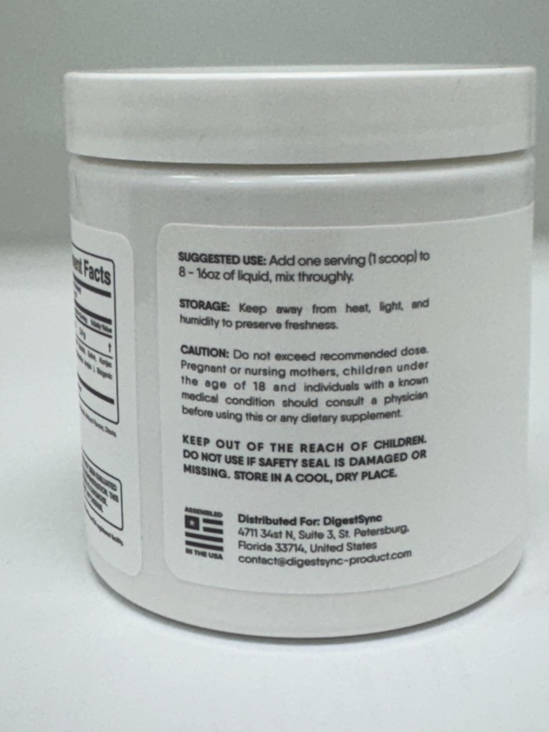 GMP-certified production ensures quality and safety for DigestSync users