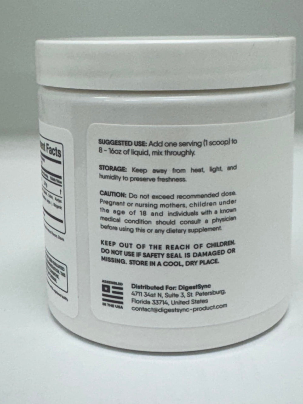 GMP-certified production ensures quality and safety for DigestSync users