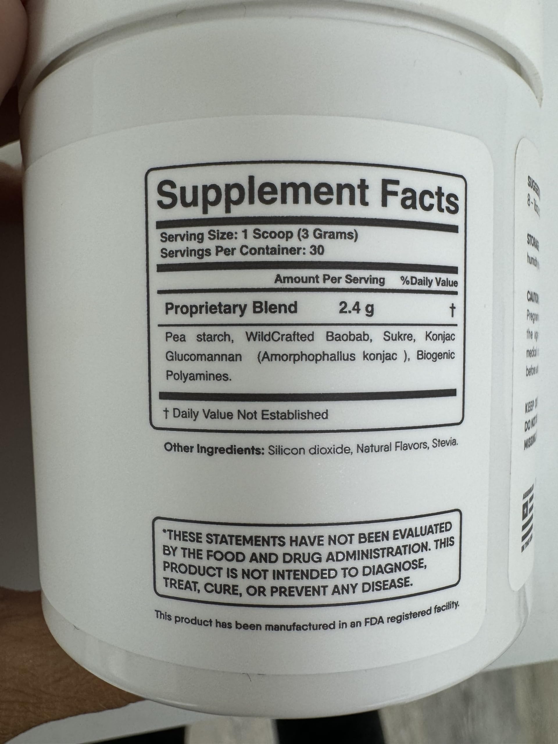 DigestSync uses 100% natural ingredients like Baobab and Konjac Glucomannan for clean digestive support