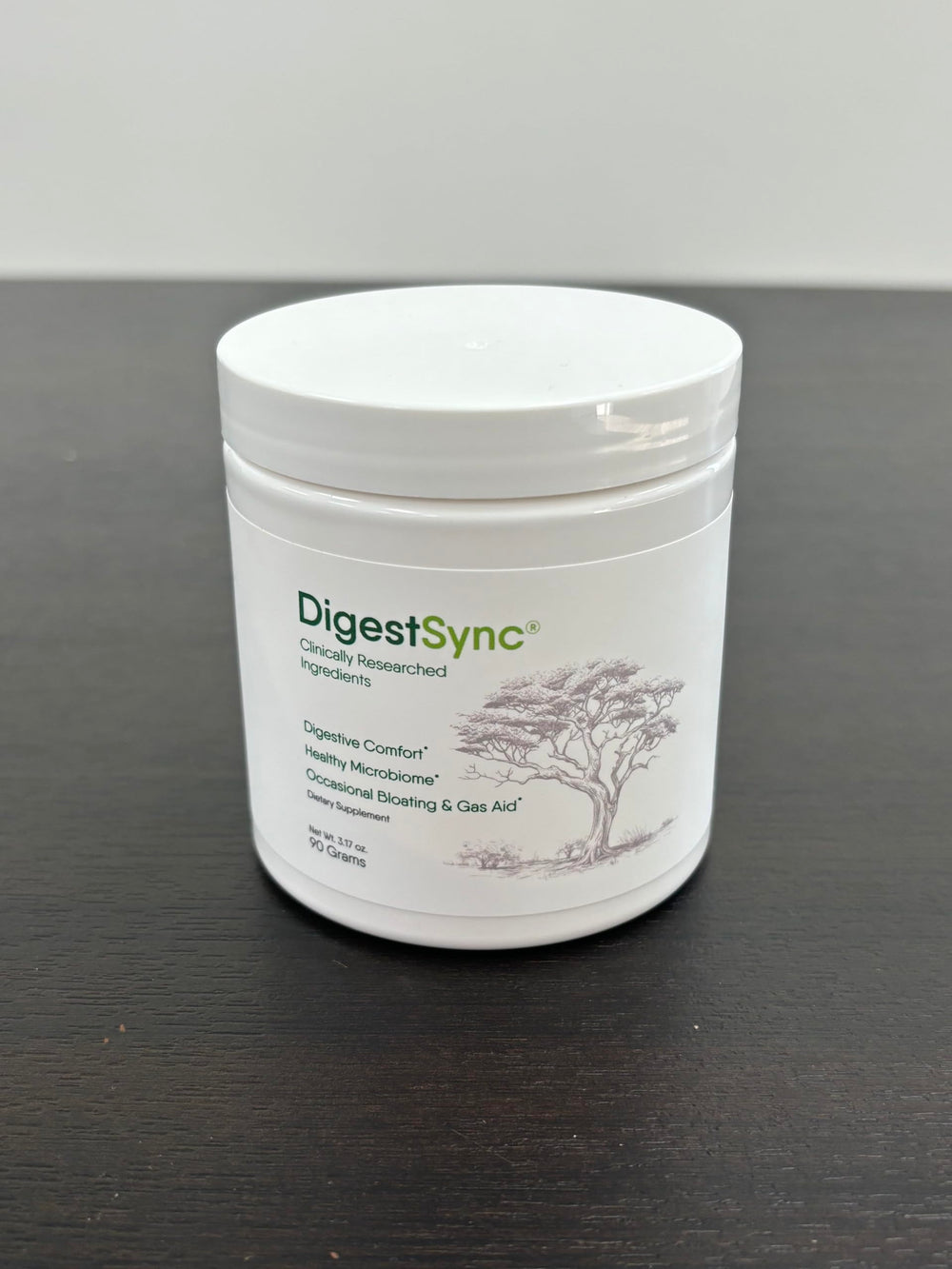DigestSync powder dissolves easily in beverages for comfortable daily use