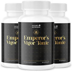 Nature's NutriWave Emperor's Vigor Tonic bottle front view for daily wellness