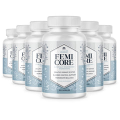 Nature’s NutriWave FemiCore bottle front for clean, daily wellness.