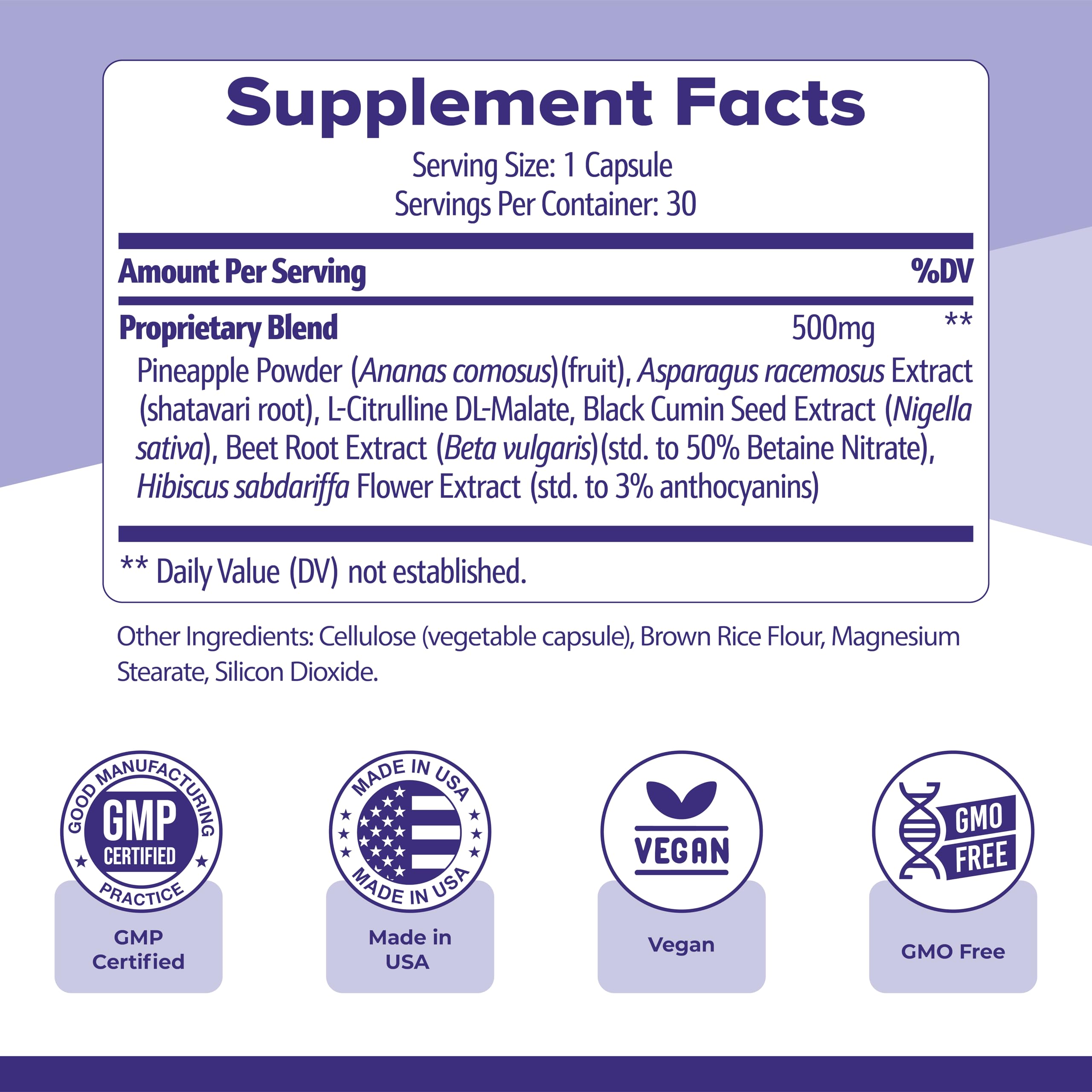 Capsules arranged to showcase a 30-count supply from Nature's NutriWave