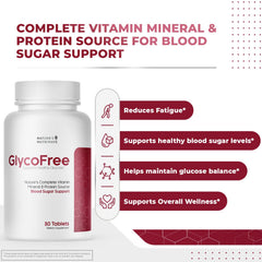 Nature’s NutriWave GlycoFree bitter melon ingredients for balanced vitality.