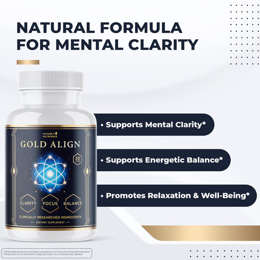 Nature’s NutriWave Gold Align sage and goldenseal capsule for daily wellness