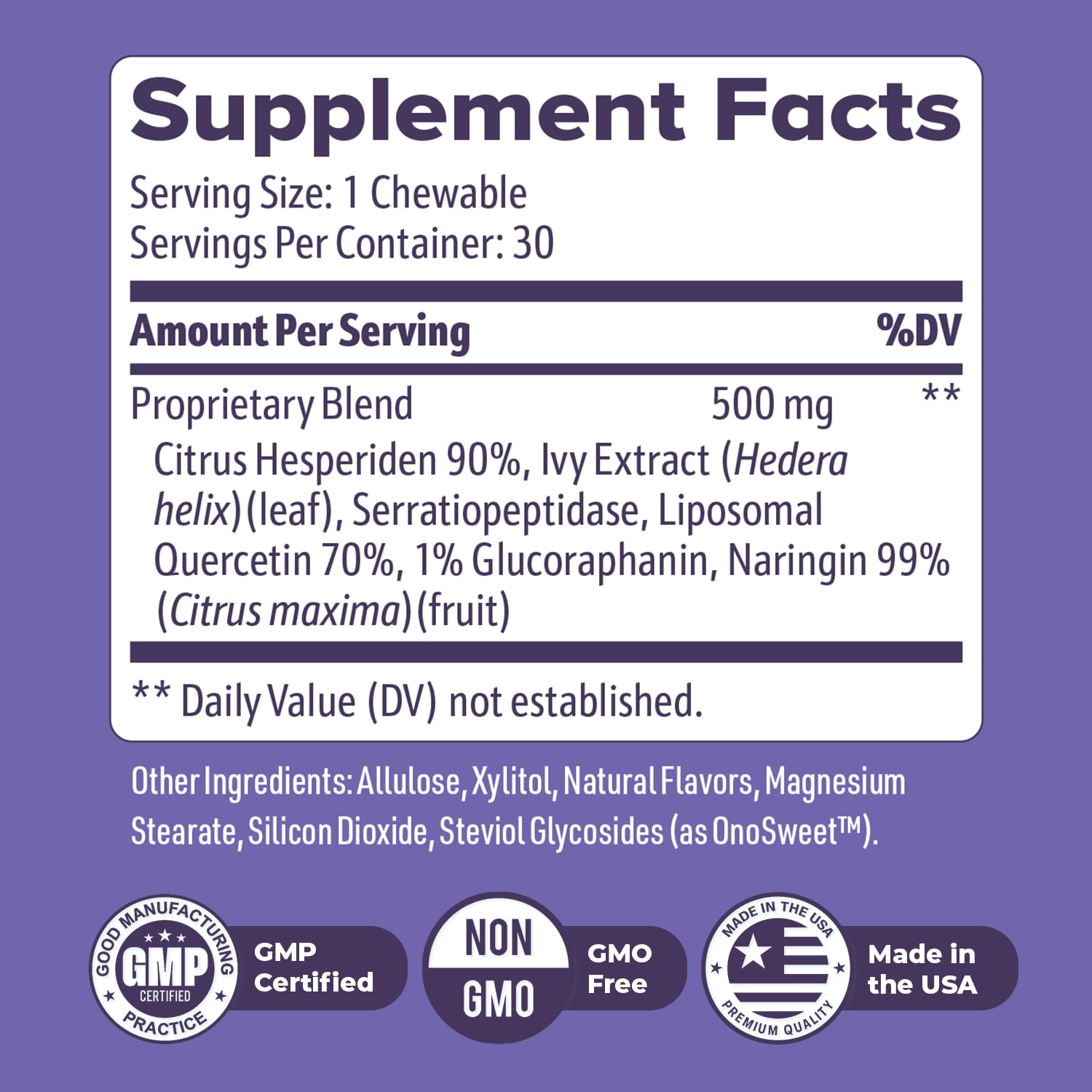Nature's NutriWave ivy leaf extract visual for calming evening support