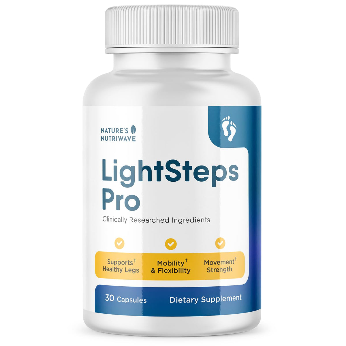 Nature’s NutriWave LightSteps Pro bottle front for a simple daily routine