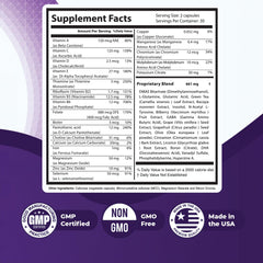 Memopezil bottle shows USA GMP-certified production quality