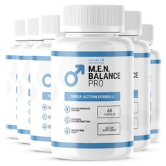 Nature’s NutriWave Men Balance Pro bottle on a clean surface for daily wellness support