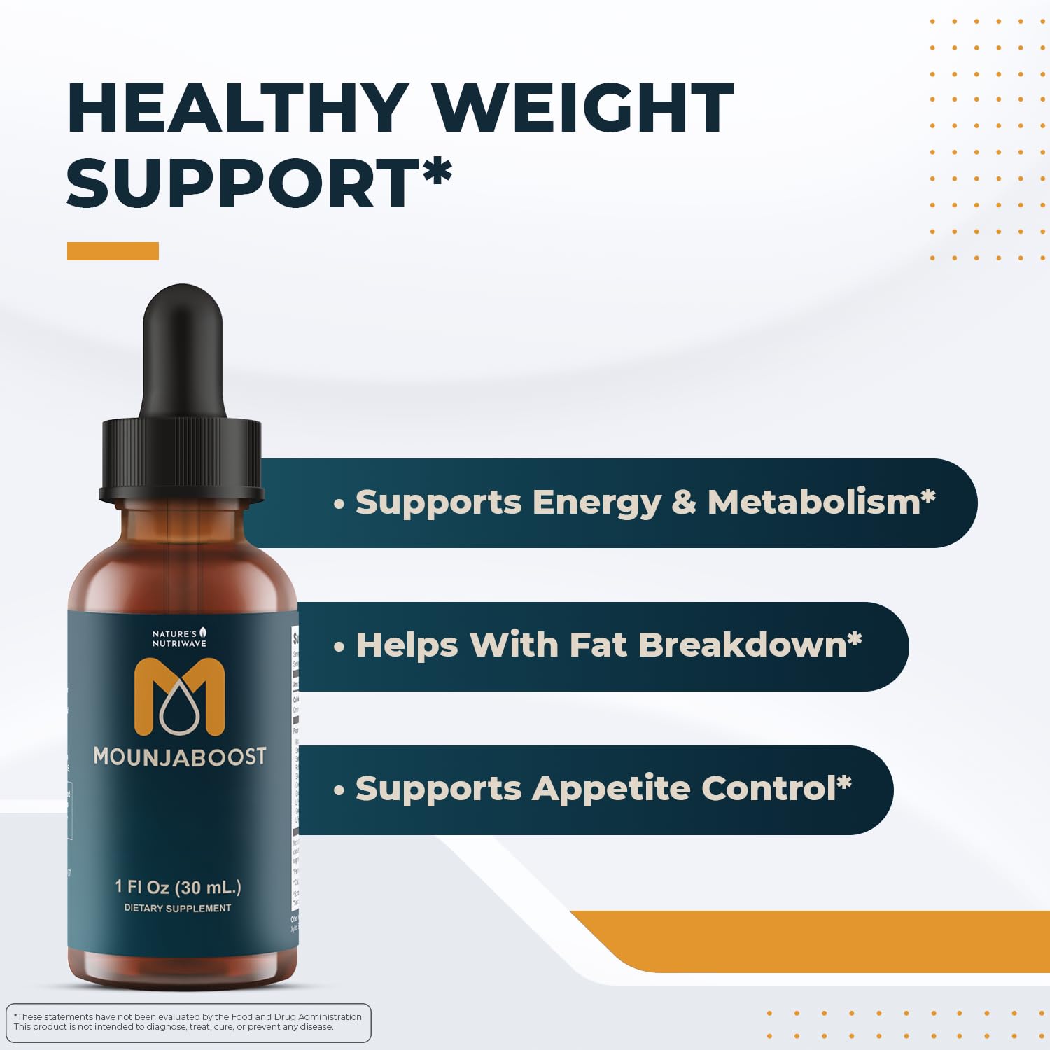 Mounjaboost dropper delivering a precise 1 mL dose for easy use.