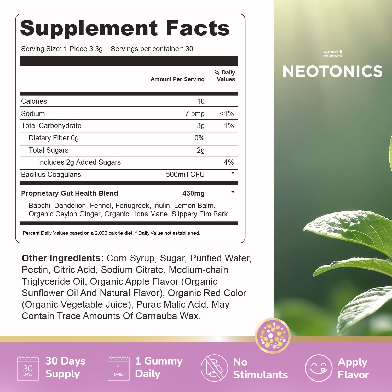 User enjoying Neotonics gummy while applying skincare for holistic routine