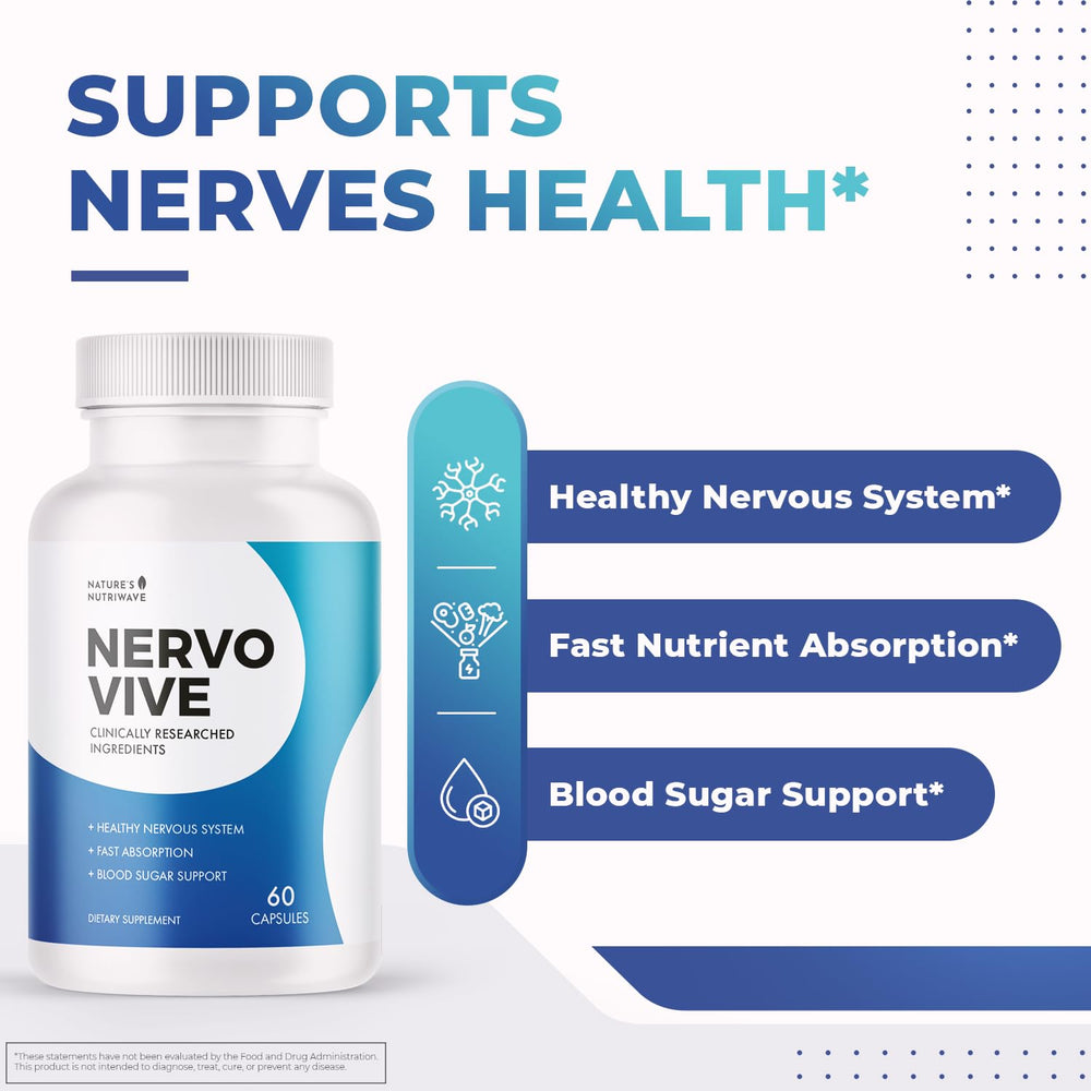 Nervovive capsules close-up for quick, convenient dosing