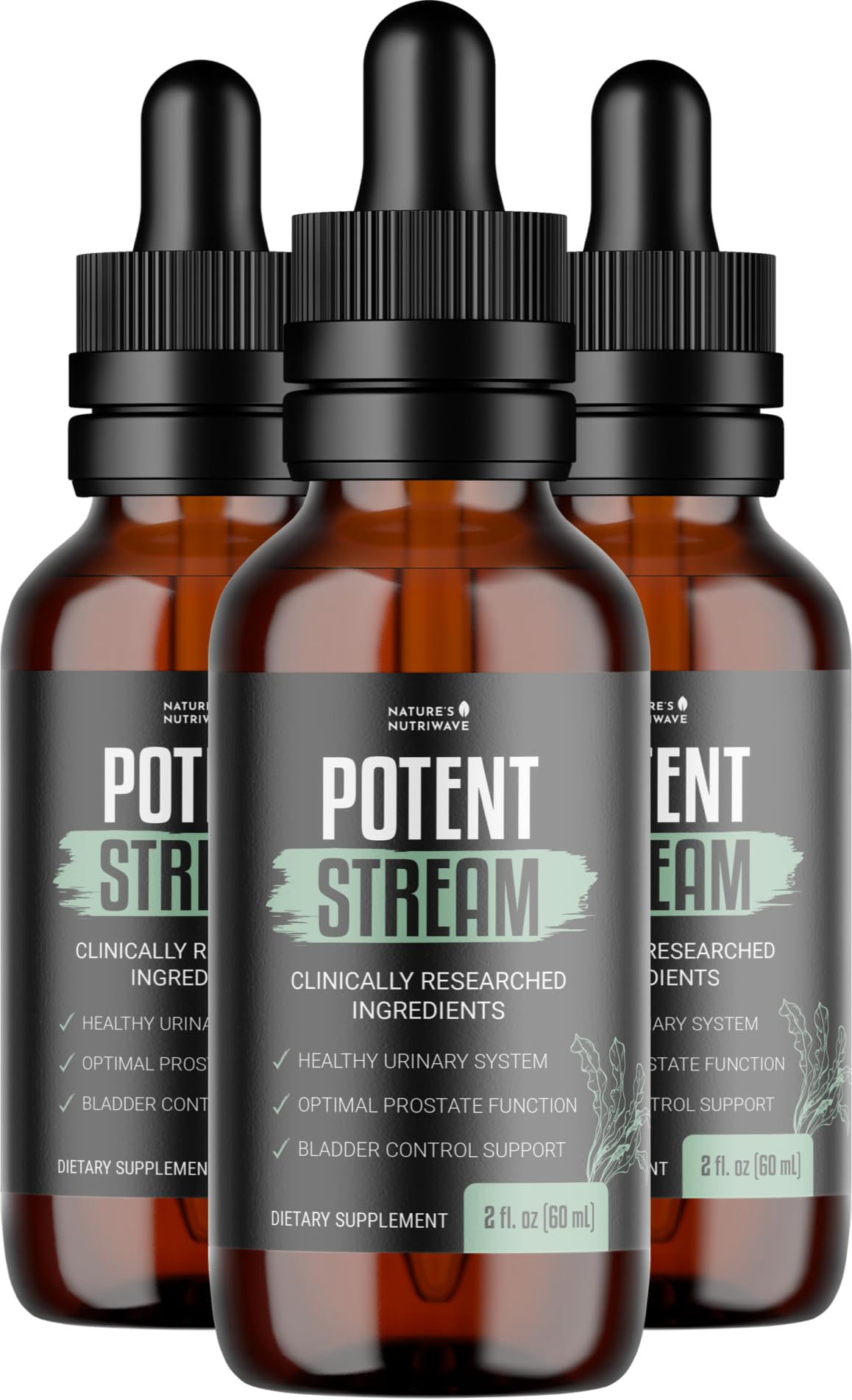 Nature’s NutriWave PotentStream drops in a bottle for daily natural support