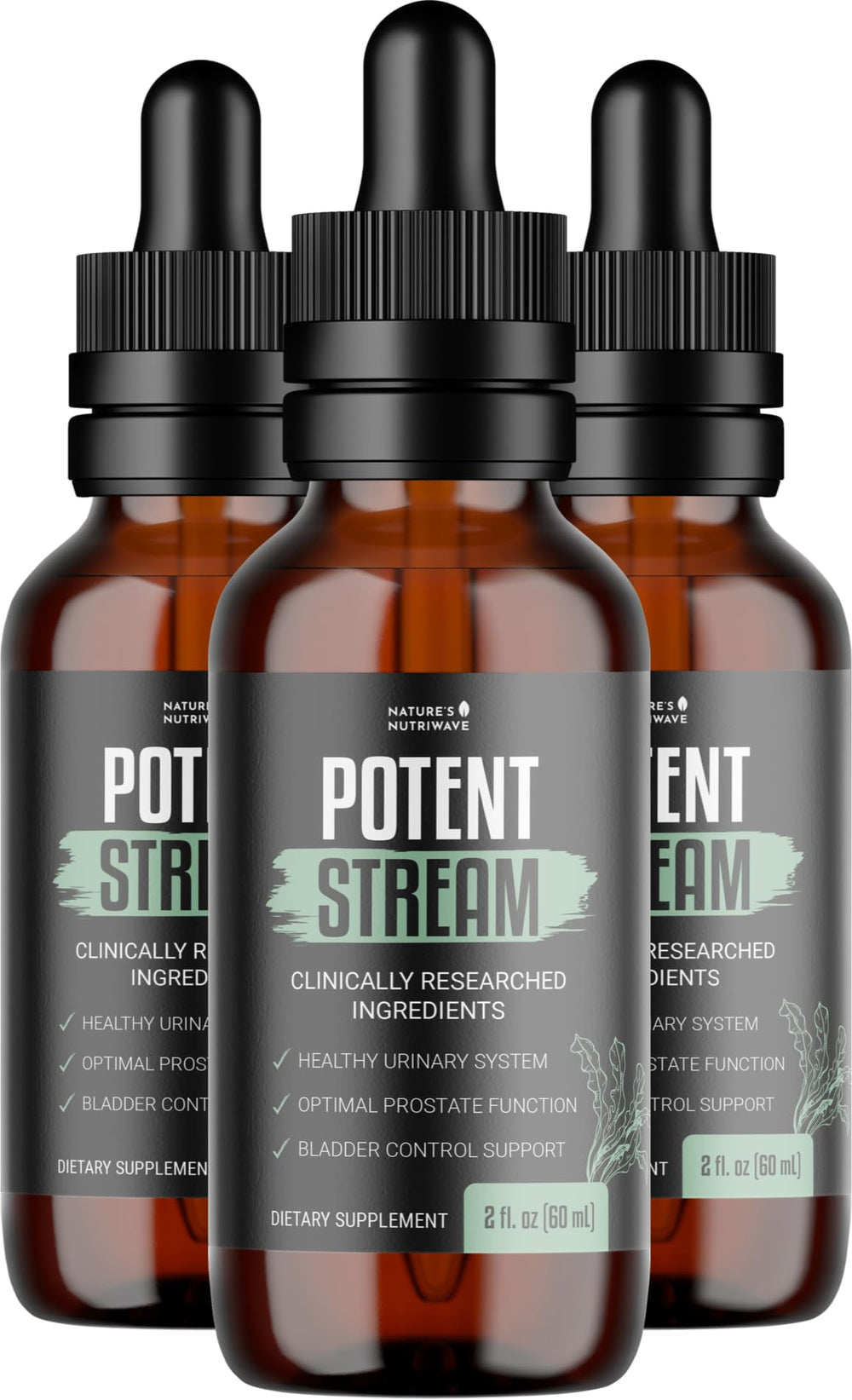 Nature’s NutriWave PotentStream drops in a bottle for daily natural support
