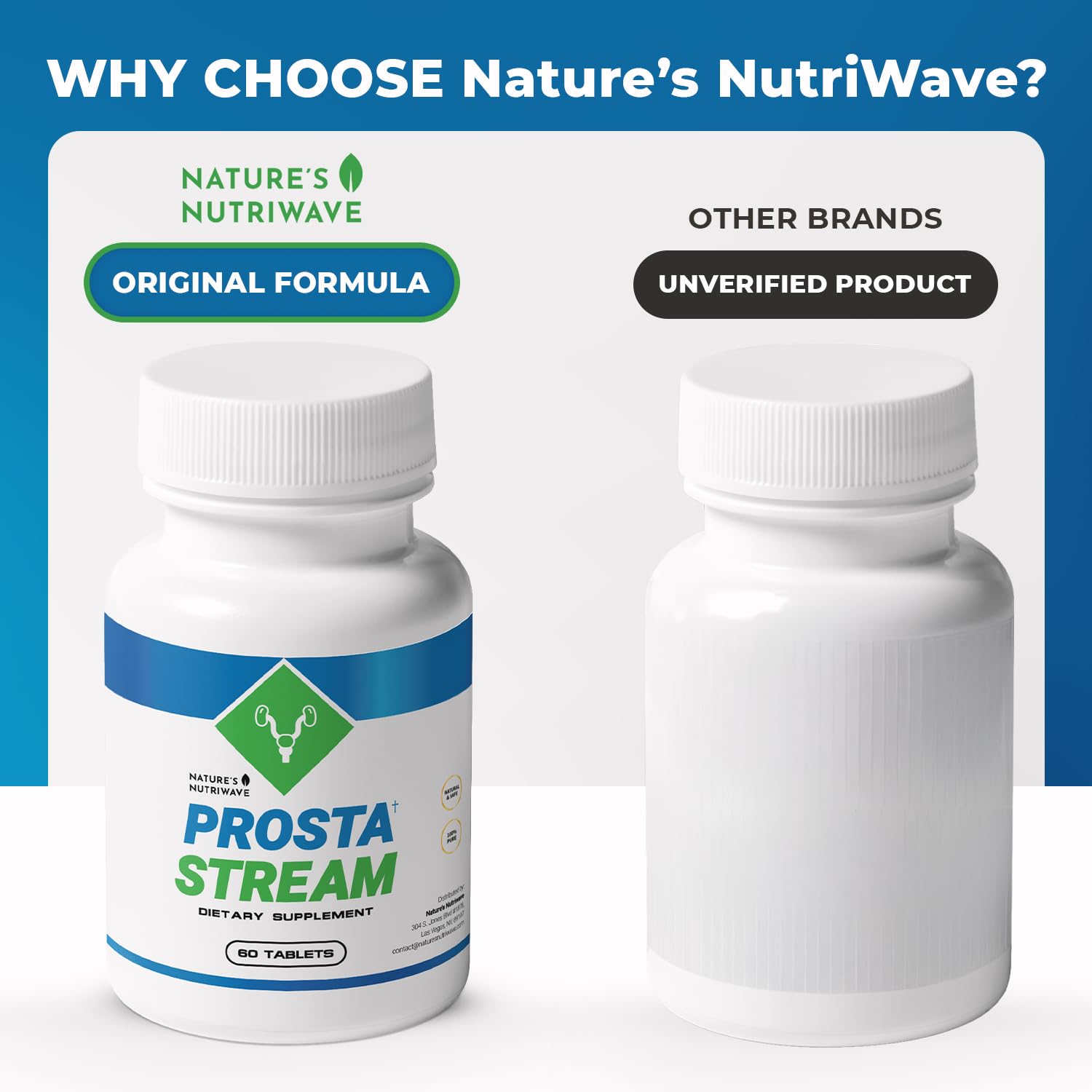 ProstaStream serving with water for easy daily intake.