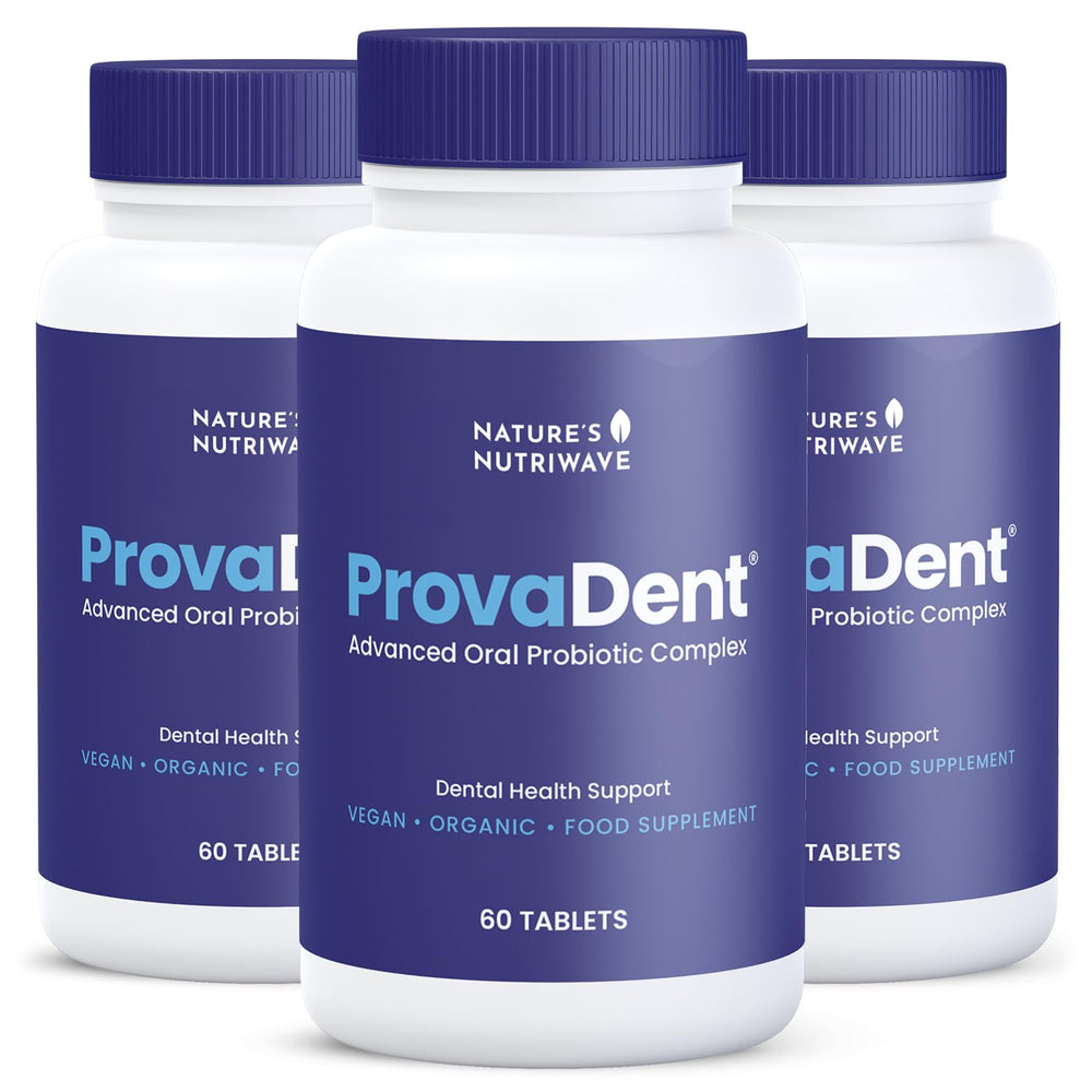 Nature’s NutriWave ProvaDent bottle cap emphasizes fresh breath on the go.